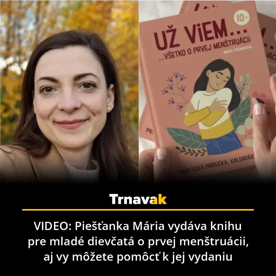 Článok v novinách Trnavák o knihe Už viem... všetko o prvej menštruácii od Márii Rusnákovej