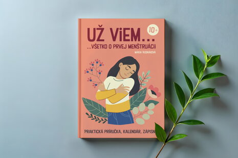 Kniha Už viem... všetko o prvej menštruácii ako výsledok úspešnej kampane na Donio